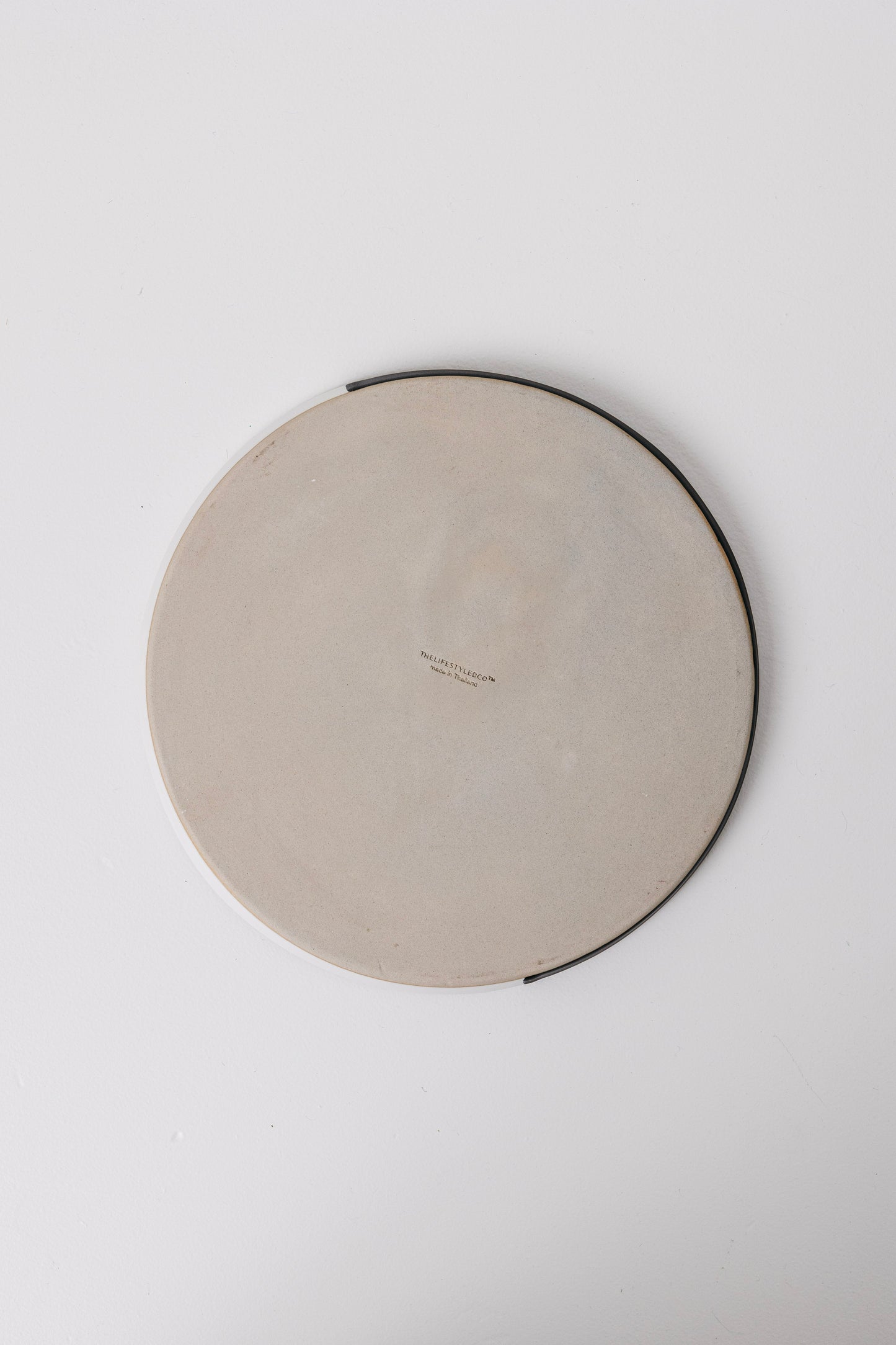 Dawson Dinner Plate - Matte Black/White - Set of 6