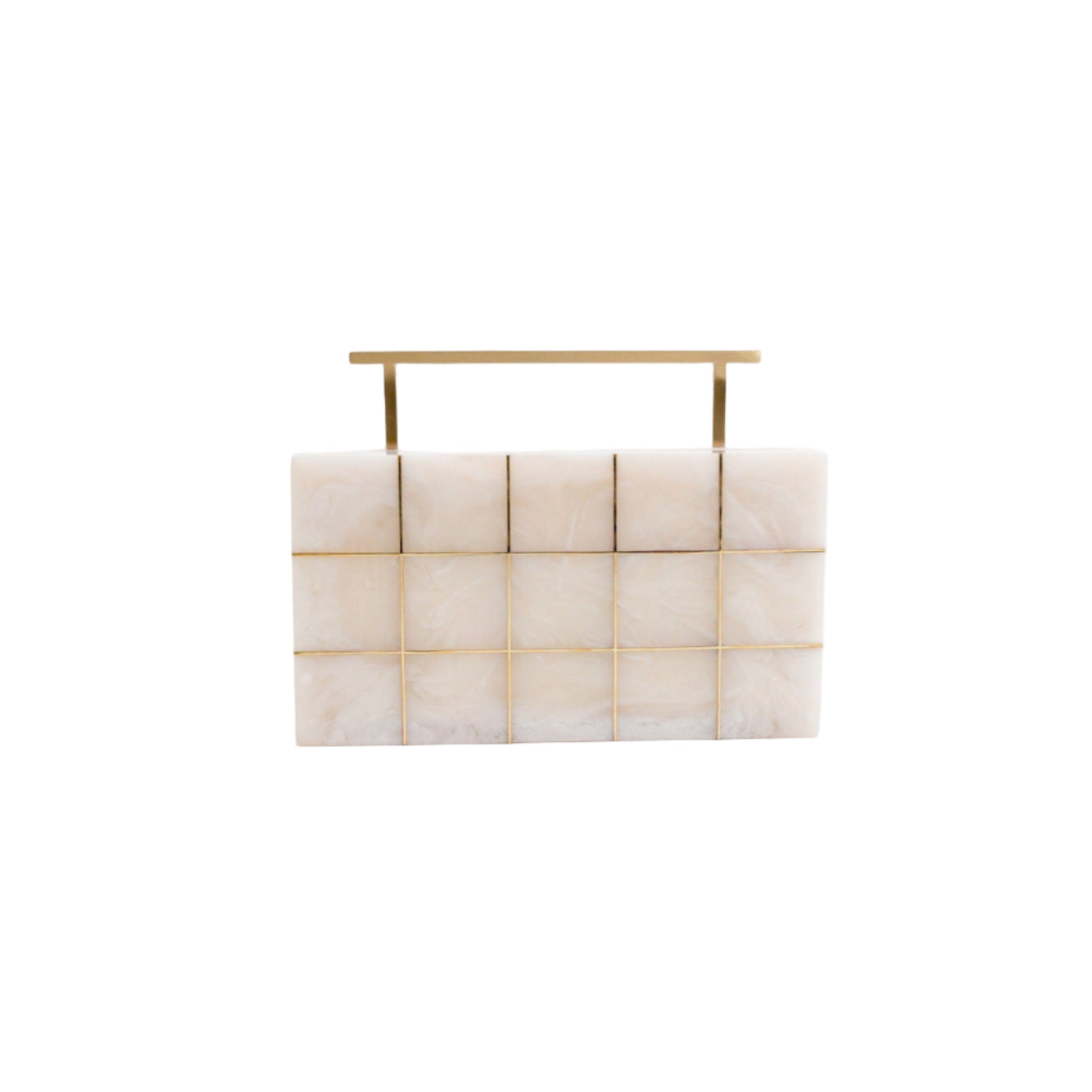 Pearl Crystalline Clutch