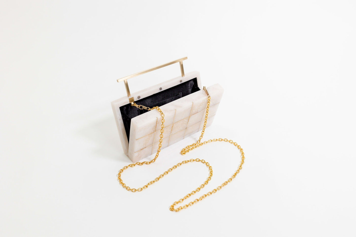 Pearl Crystalline Clutch