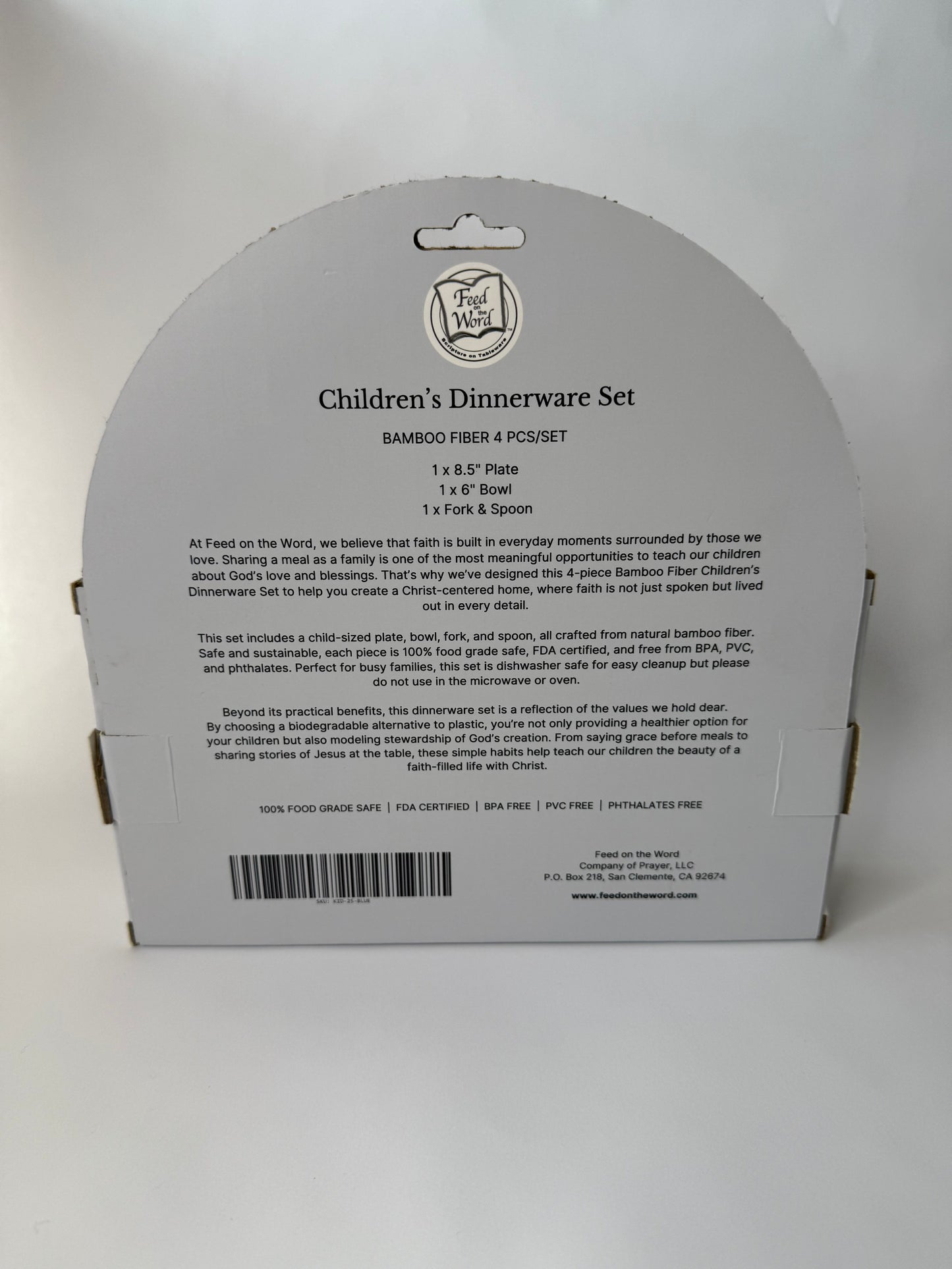 Children's Dinnerware Set - Blue/Gray