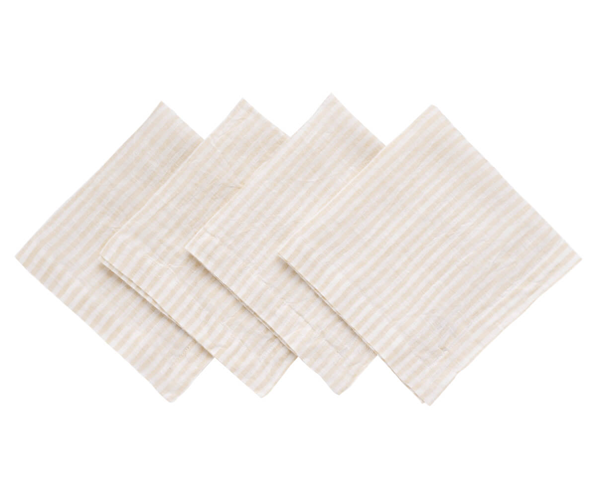 Wedding Napkins - Pinstripe Napkins