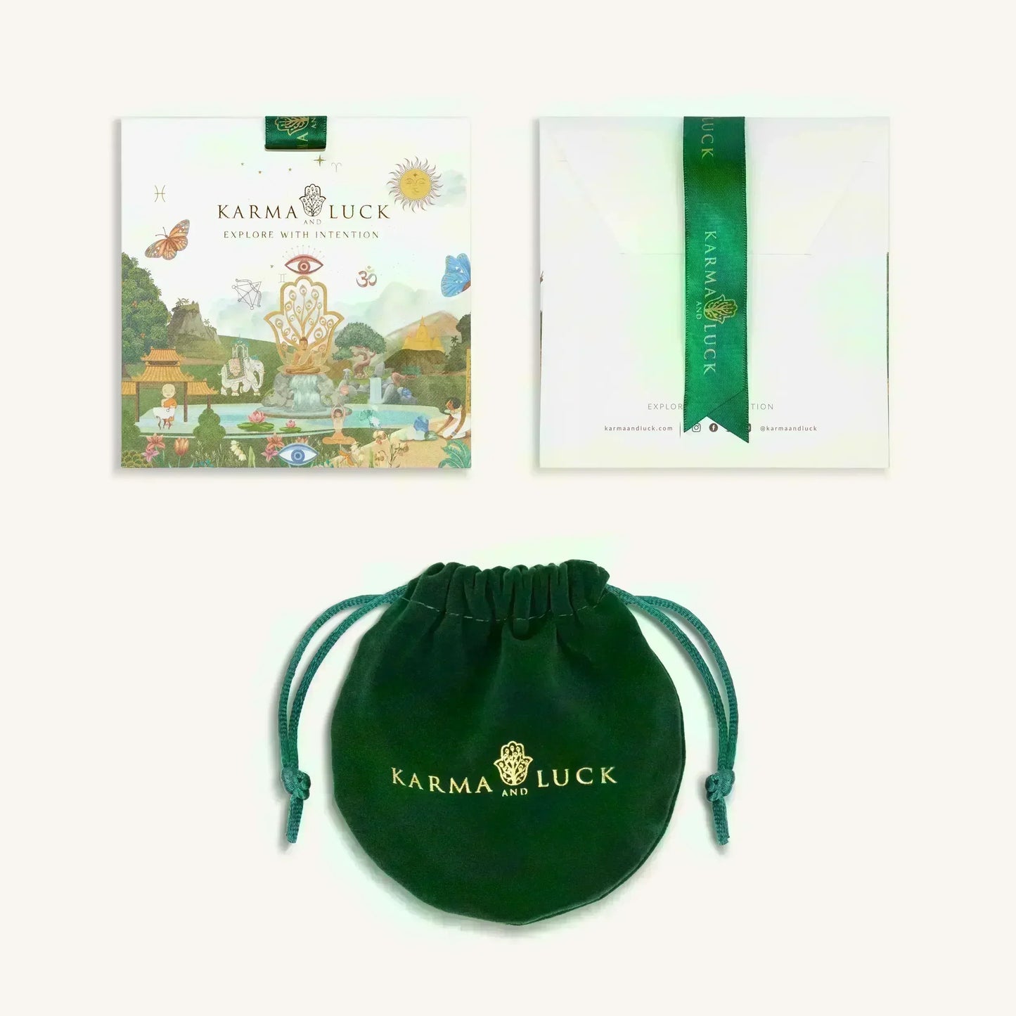 Universal Consciousness Evil Eye Charm Necklace