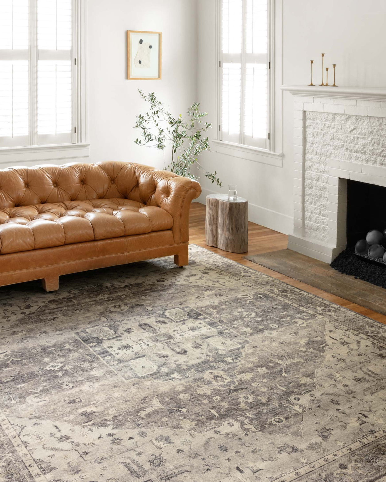 Anne Coal/Cream Rug
