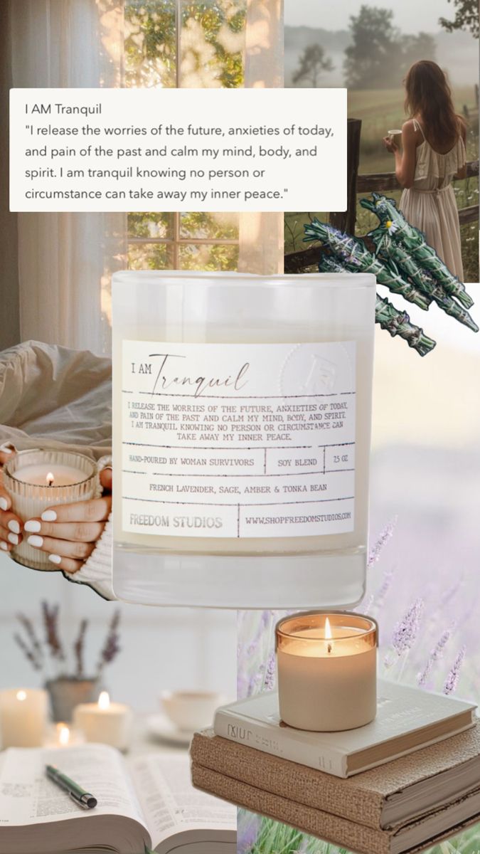 I AM Tranquil 7.5 oz Candle