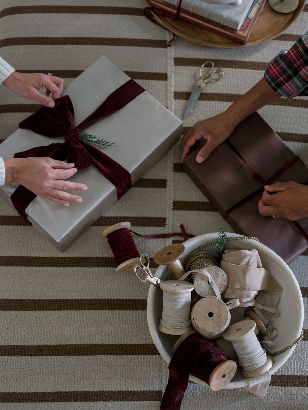 Artisan Hand-Dyed Velvet Ribbon