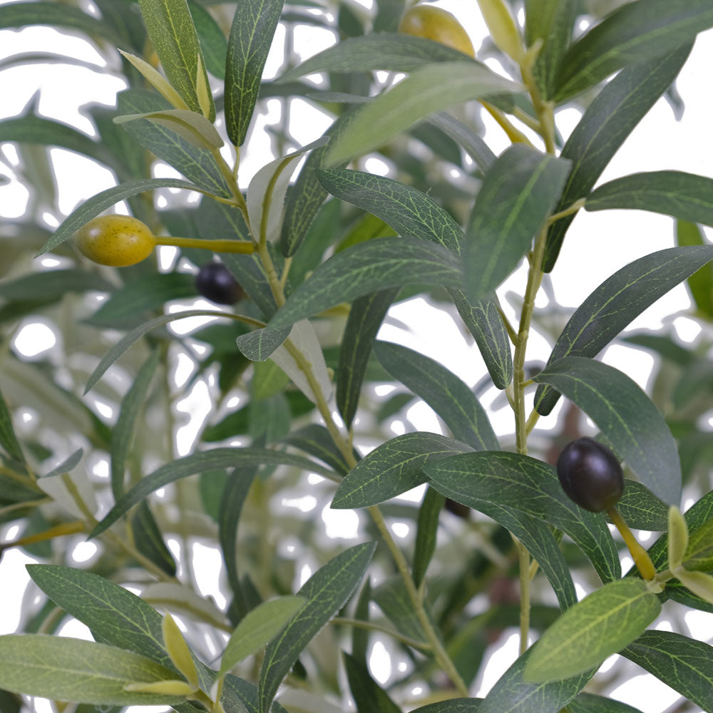 7.5' Artificial Potted Olive Tree