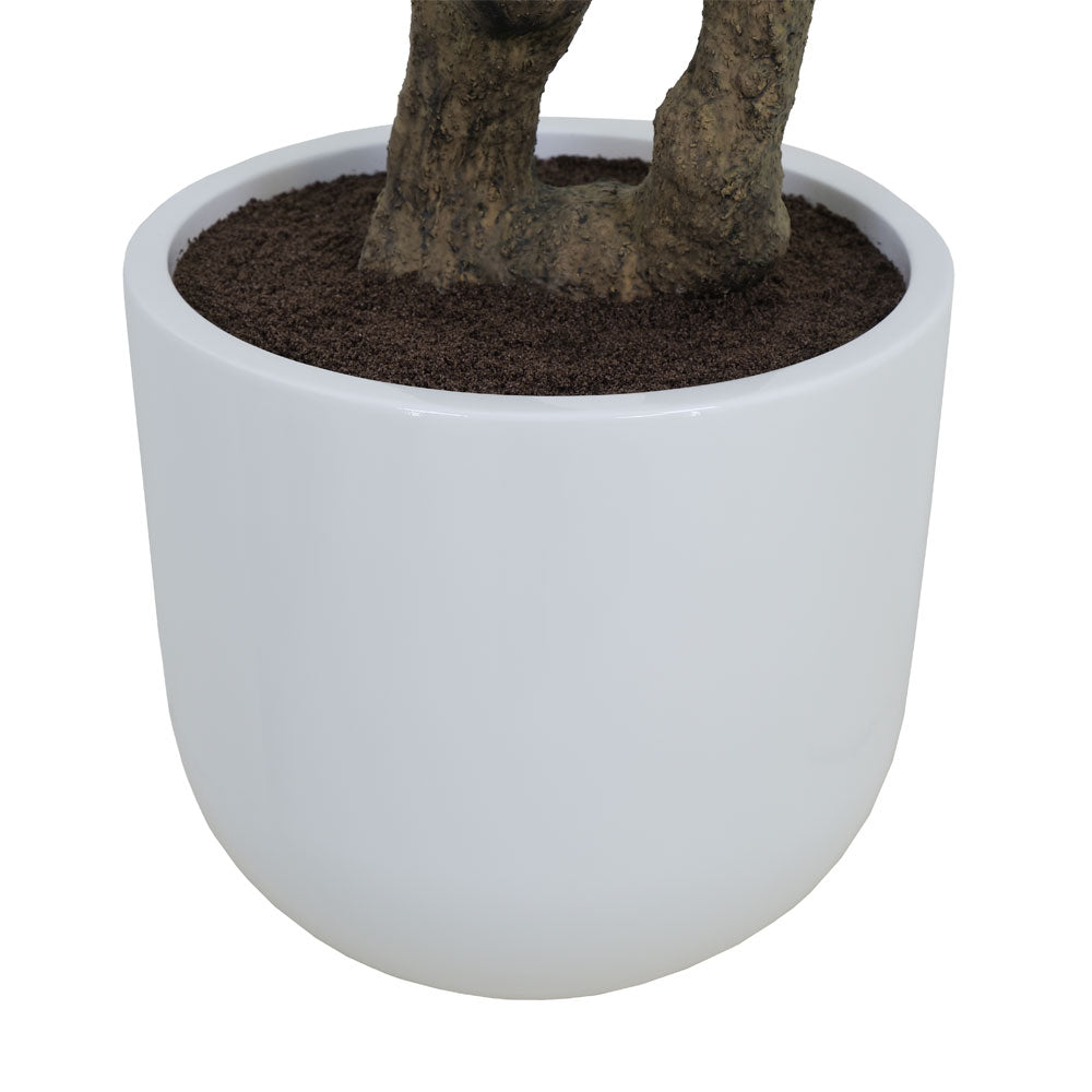 7.5' Artificial Potted Olive Tree
