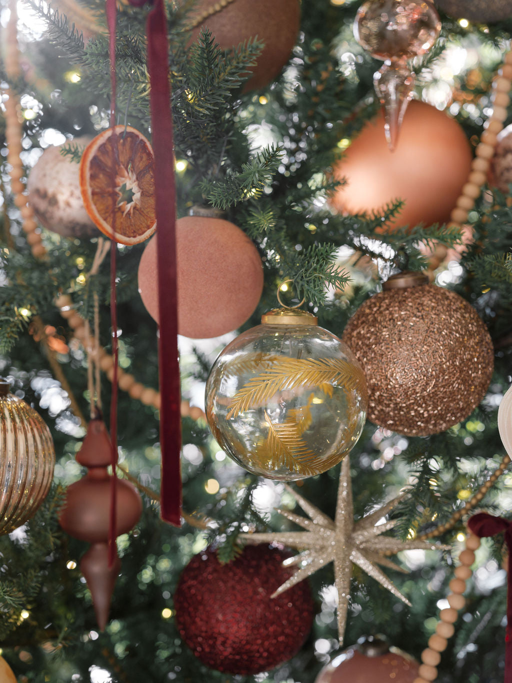 Artisan Glass Ornament Handcrafted Clear Mouthblown Glass