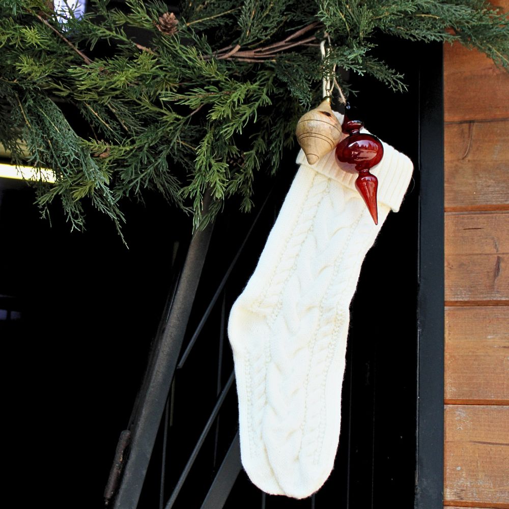 Vintage Rose & Bordeaux Glass Finial Ornaments
