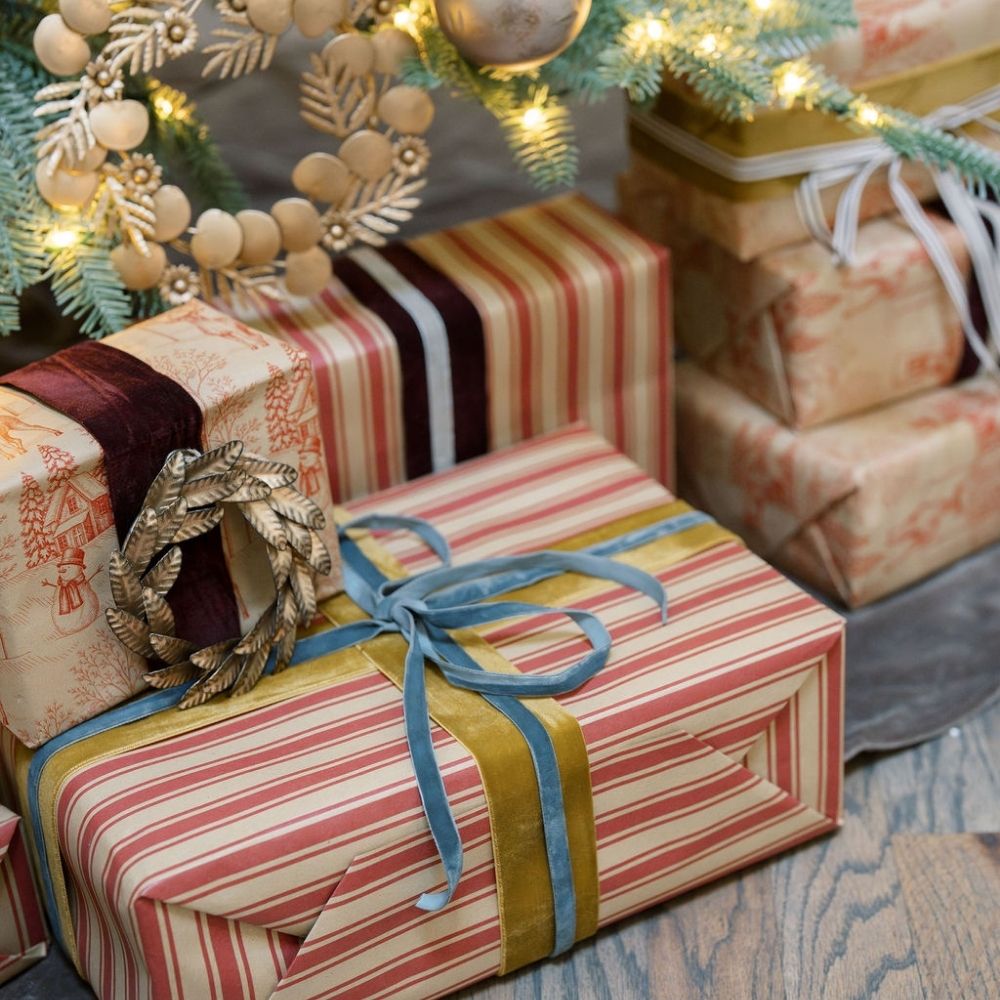 Luxurious Wide Hand Dyed Velvet Ribbon in Gold