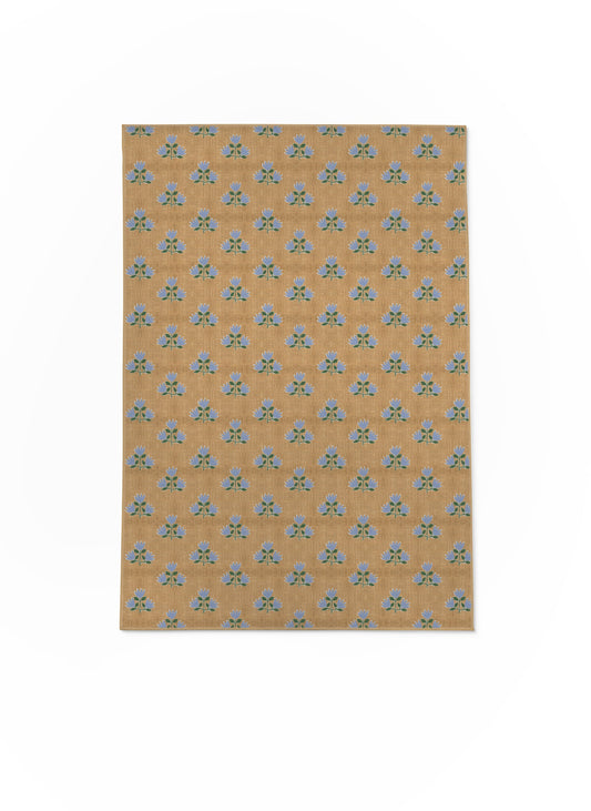 Clementine Blue Nu-Jute Rug - New & WASHABLE!