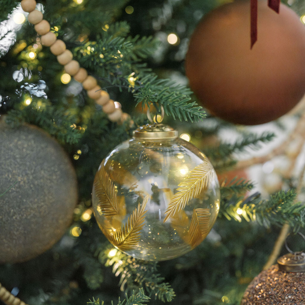 Artisan Glass Ornament Handcrafted Clear Mouthblown Glass
