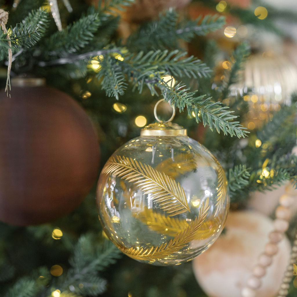 Artisan Glass Ornament Handcrafted Clear Mouthblown Glass