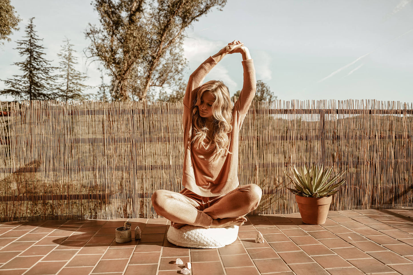 Crystal Meditation Pillow