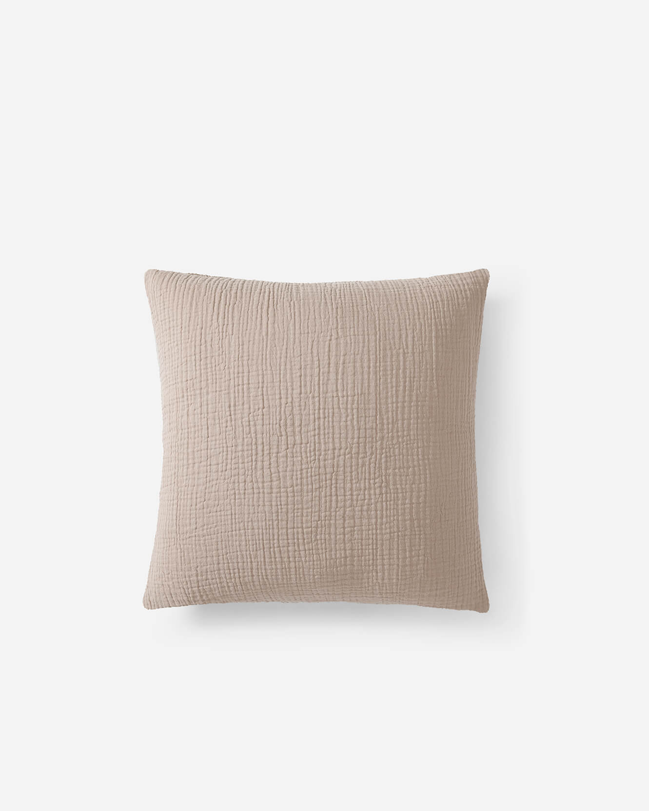 Snug Muslin Throw Pillow