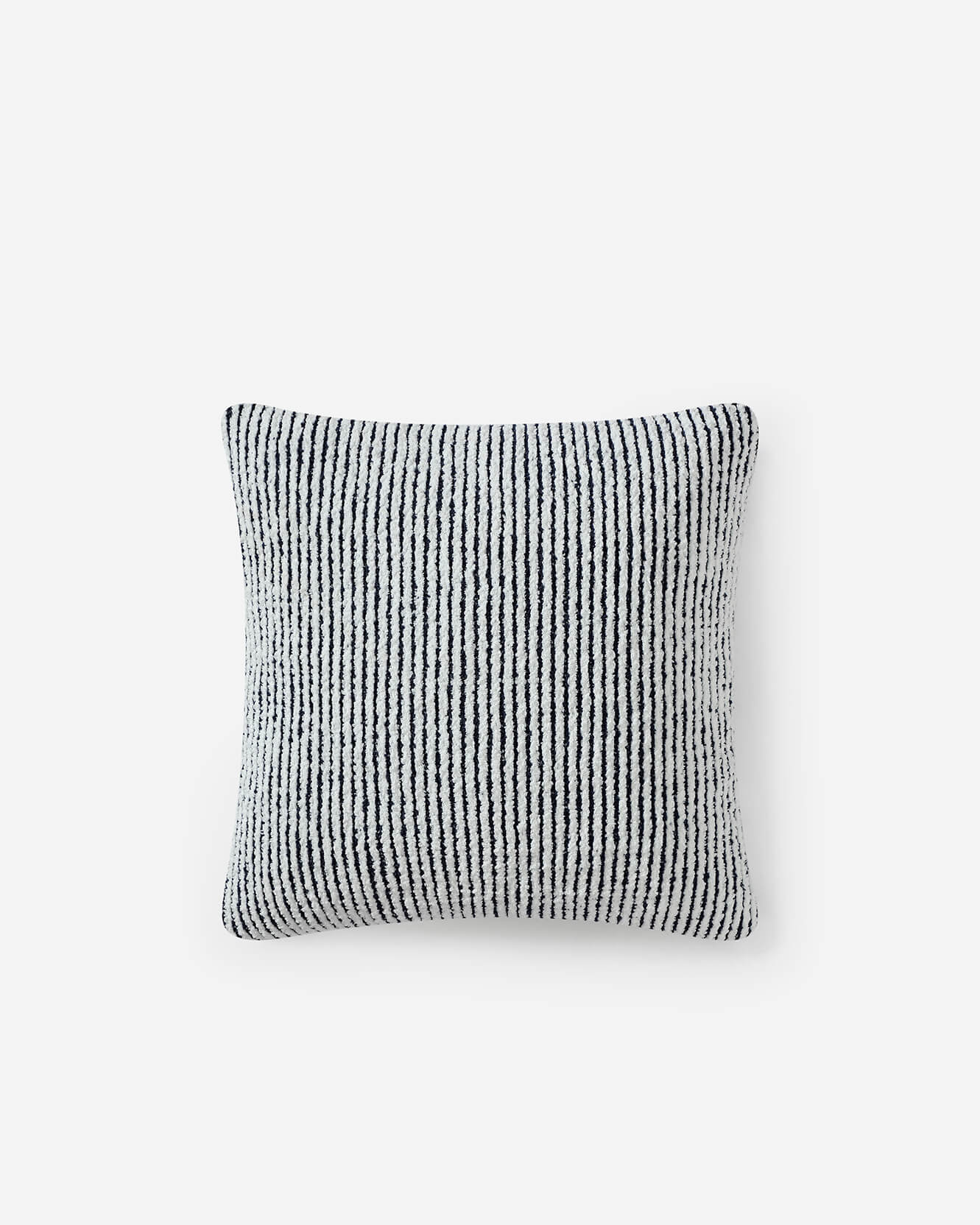 Two-Tone Ribbed Throw Pillow