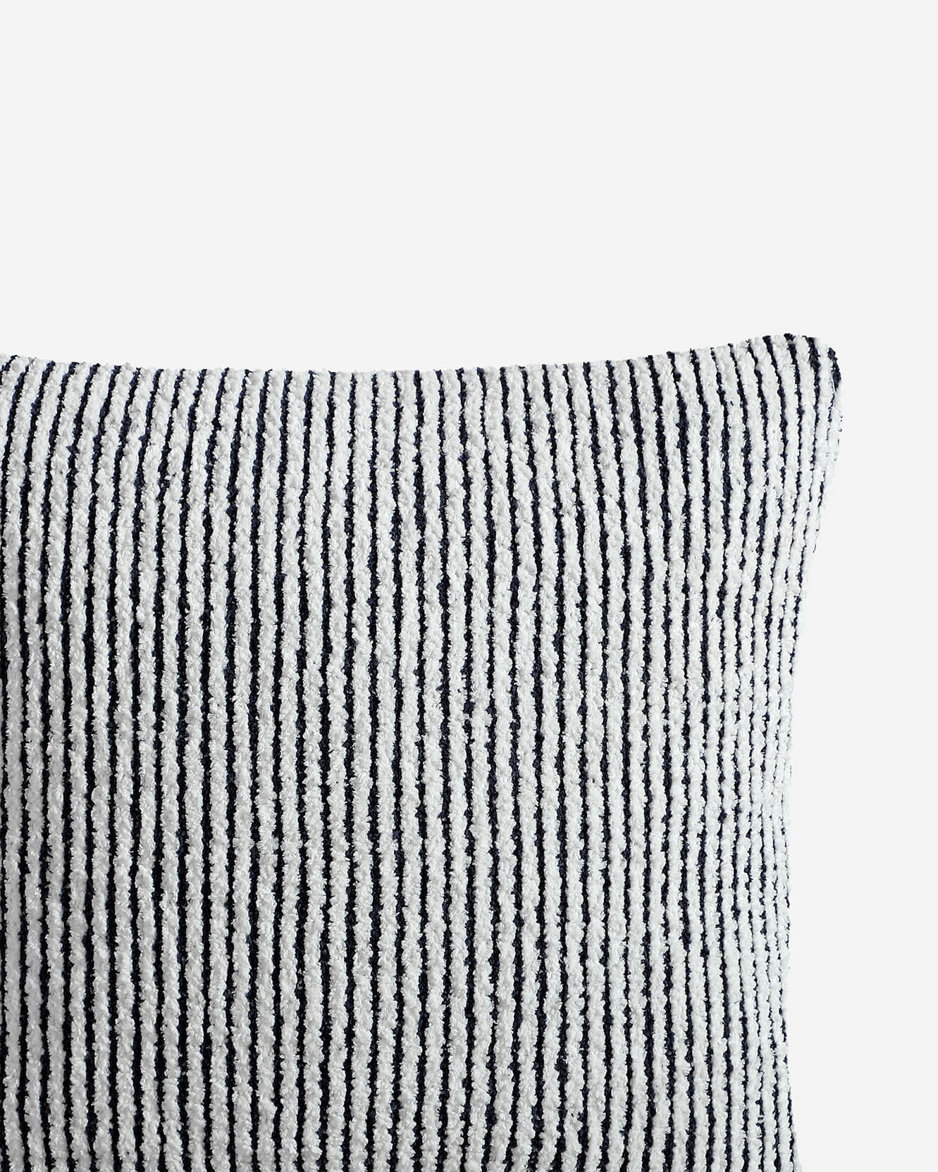 Two-Tone Ribbed Throw Pillow