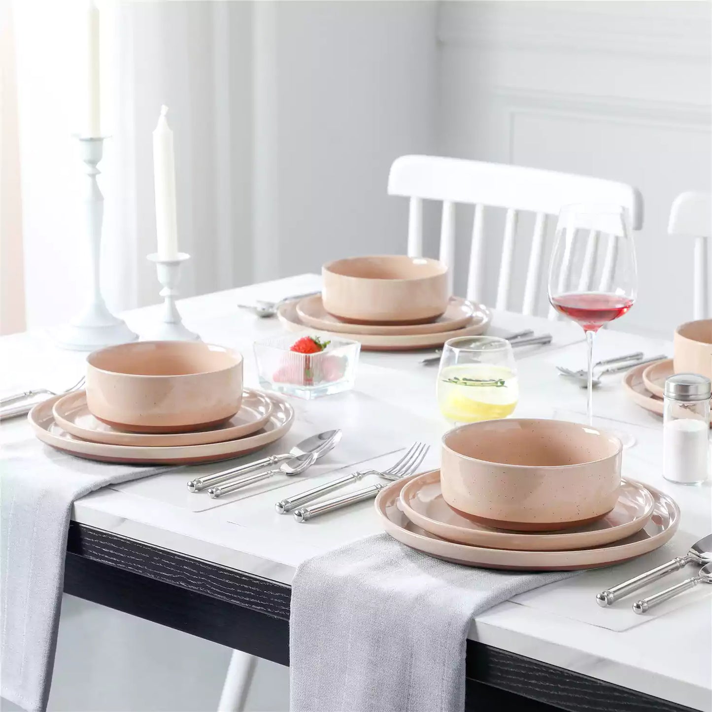 Tara 12 Piece Dinnerware Set