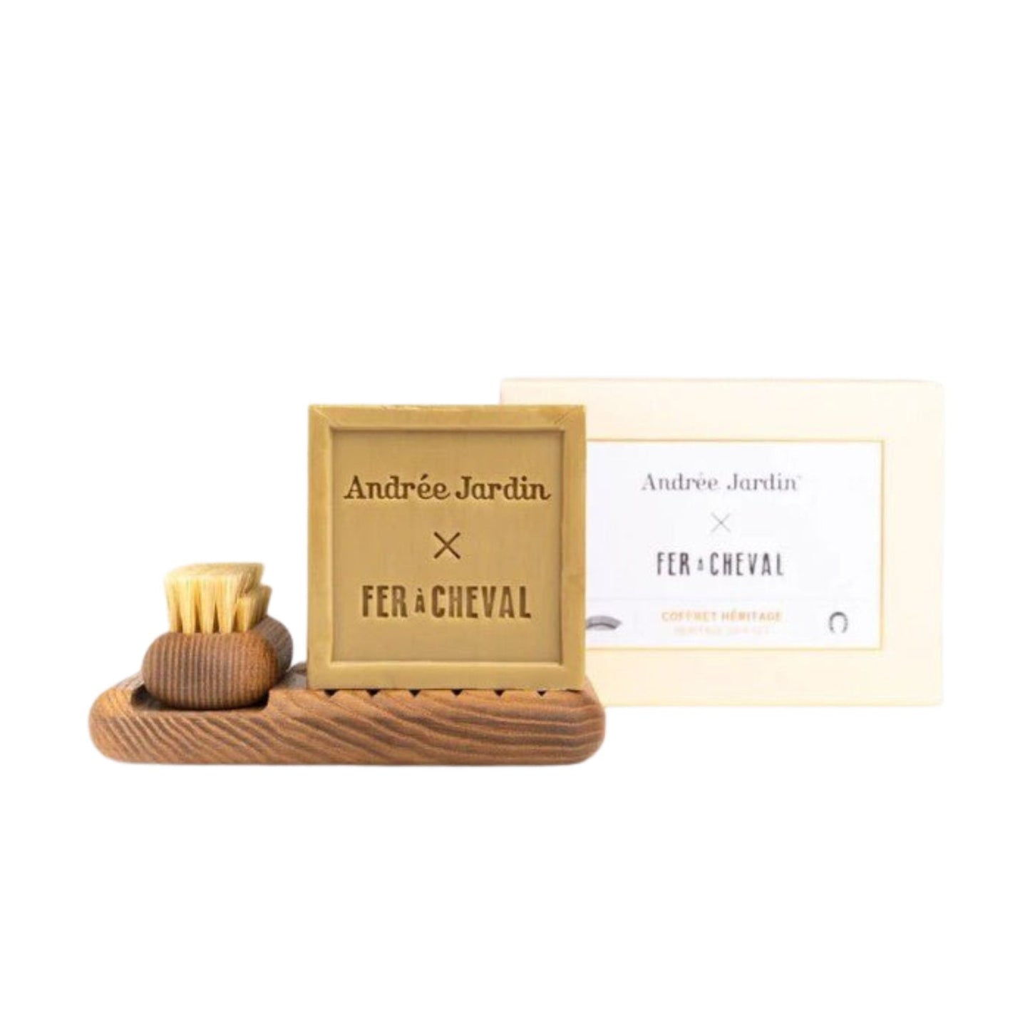 Croffret Bath Soap & Brush Heritage Gift Set