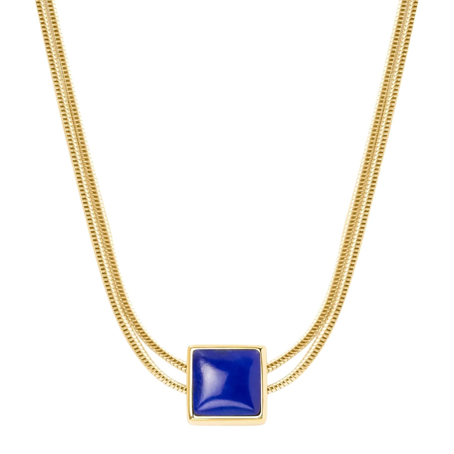 Manifest & Believe - Lapis Lazuli Evil Eye September Birthstone Necklace