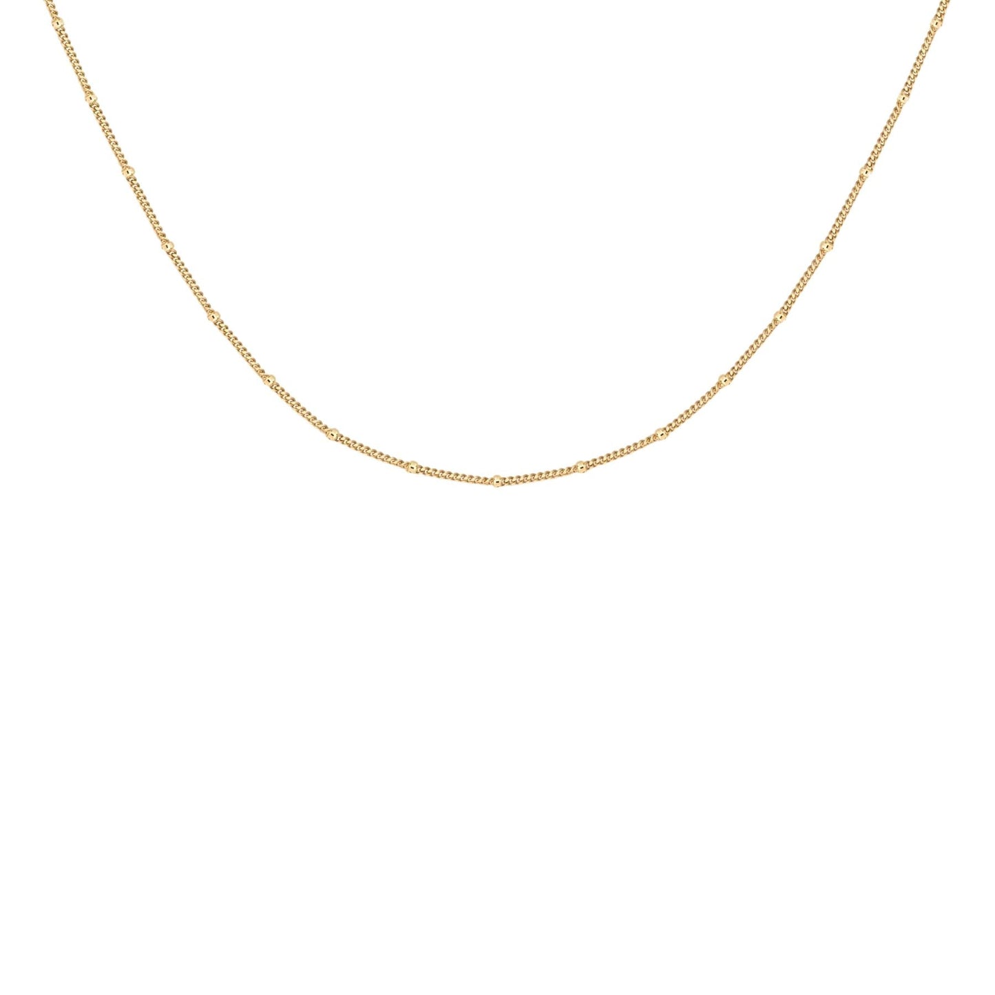 Endless Link - Diamond Cut Gold Necklace