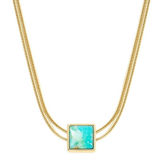 Soothe & Heal - Turquoise Evil Eye December Birthstone Necklace