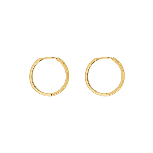 Flow of Energy - Gold Hoop Earrings