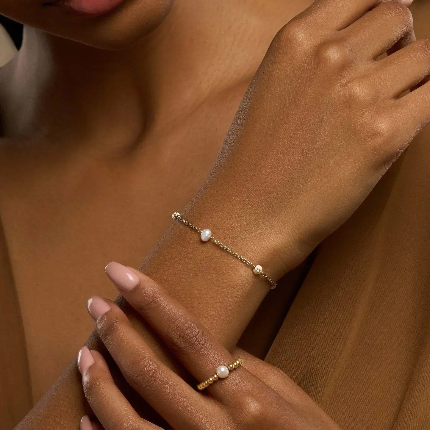 To Evoke Pearl Chain Bracelet