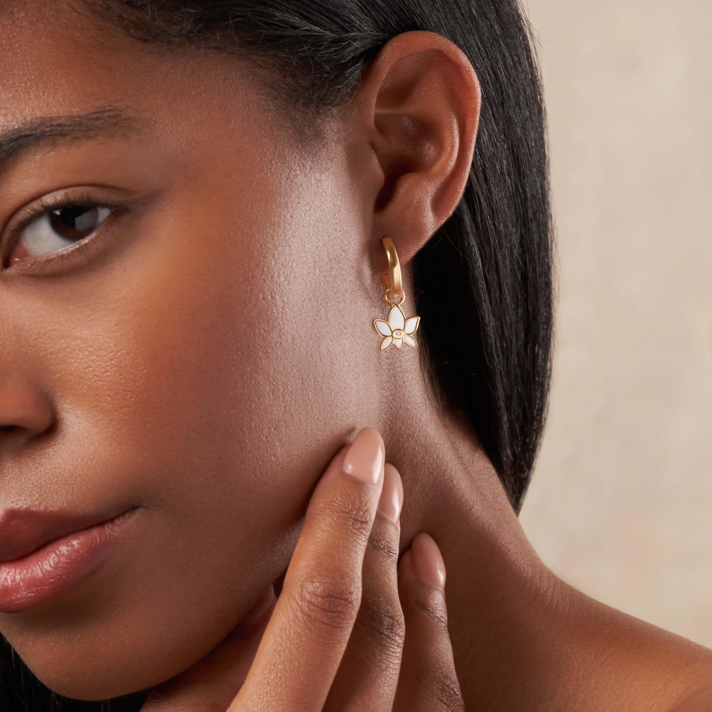 Flow of Energy - Gold Hoop Earrings