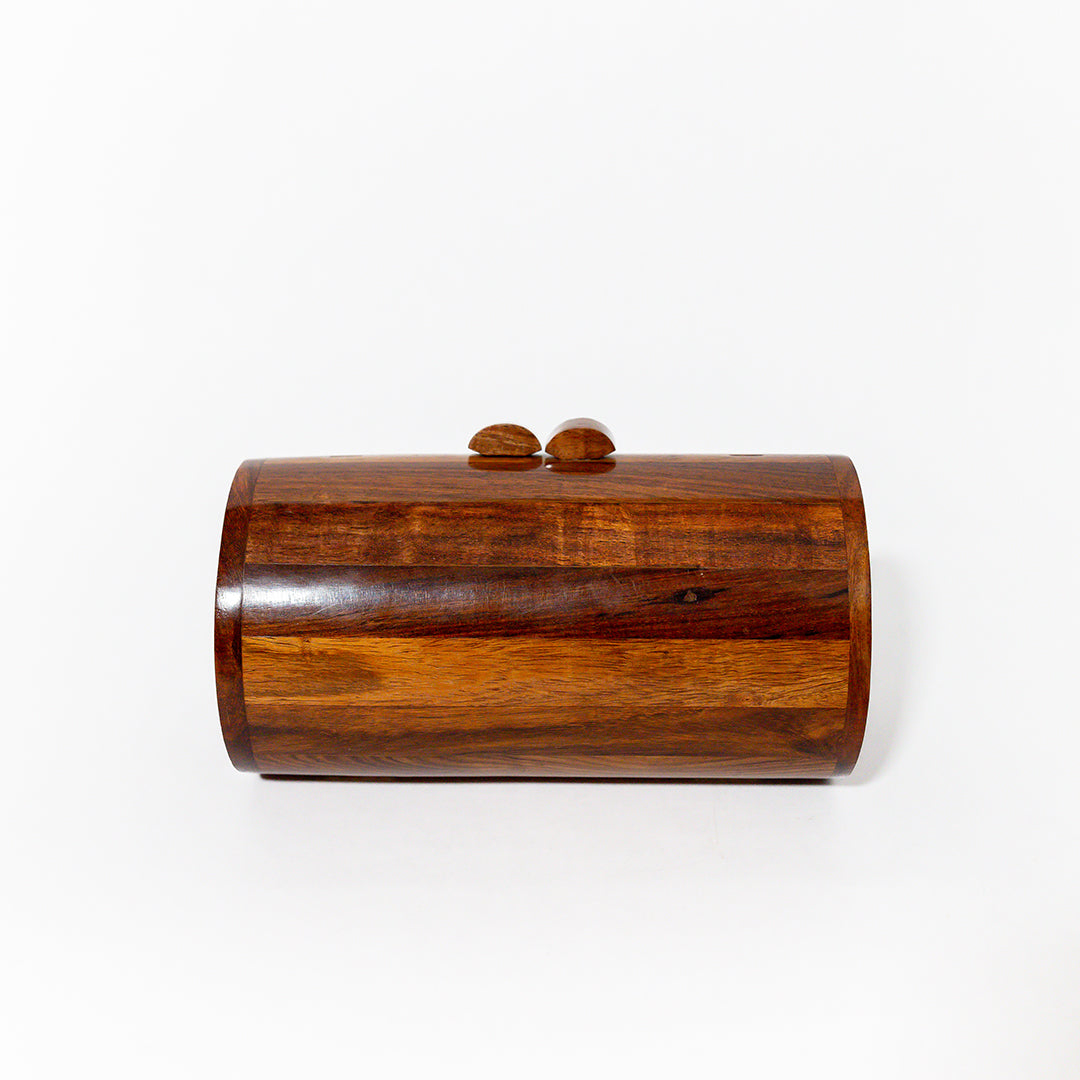 Wooden Barrel Clutch