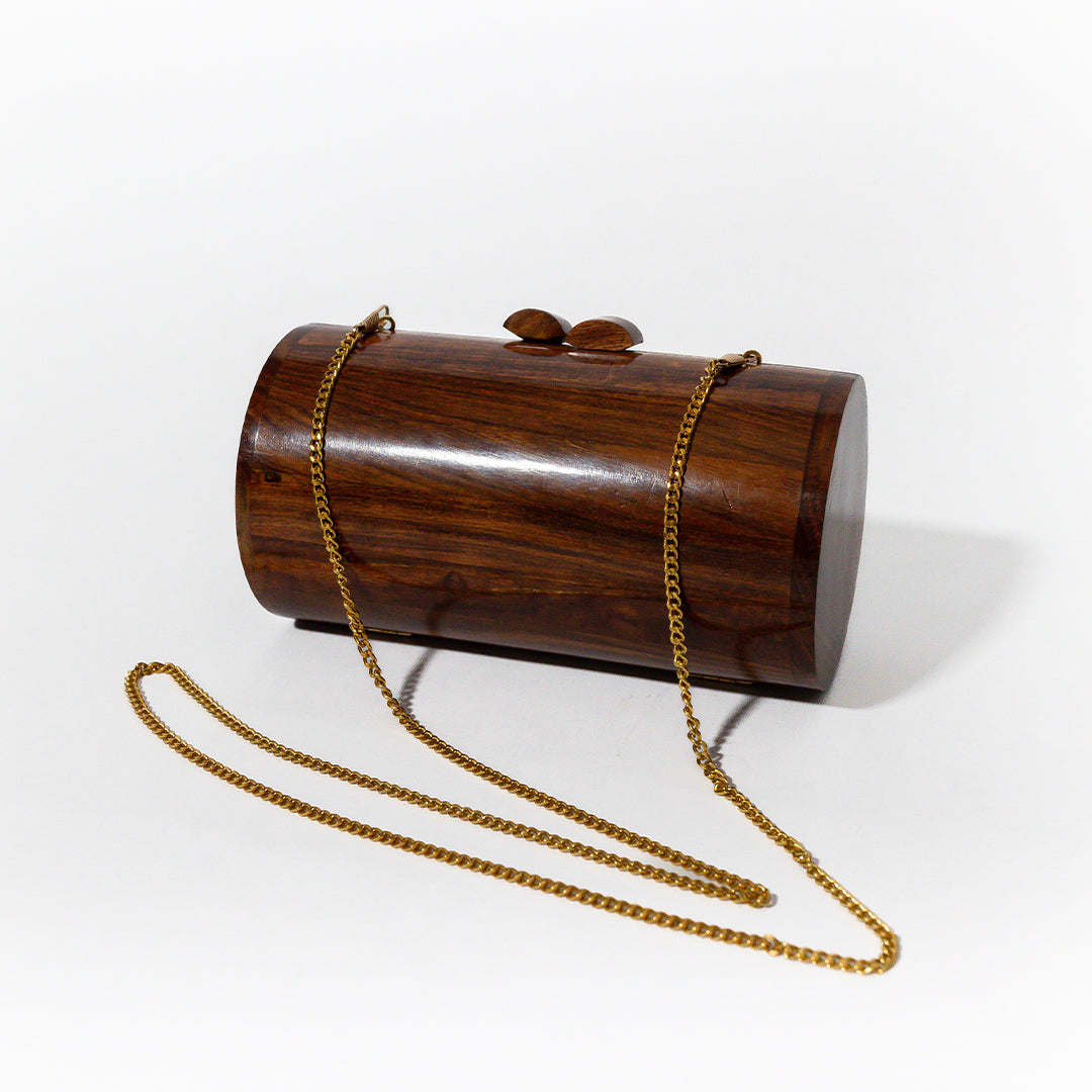 Wooden Barrel Clutch