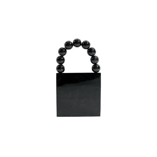 Twinkling Noir Mosaic Clutch