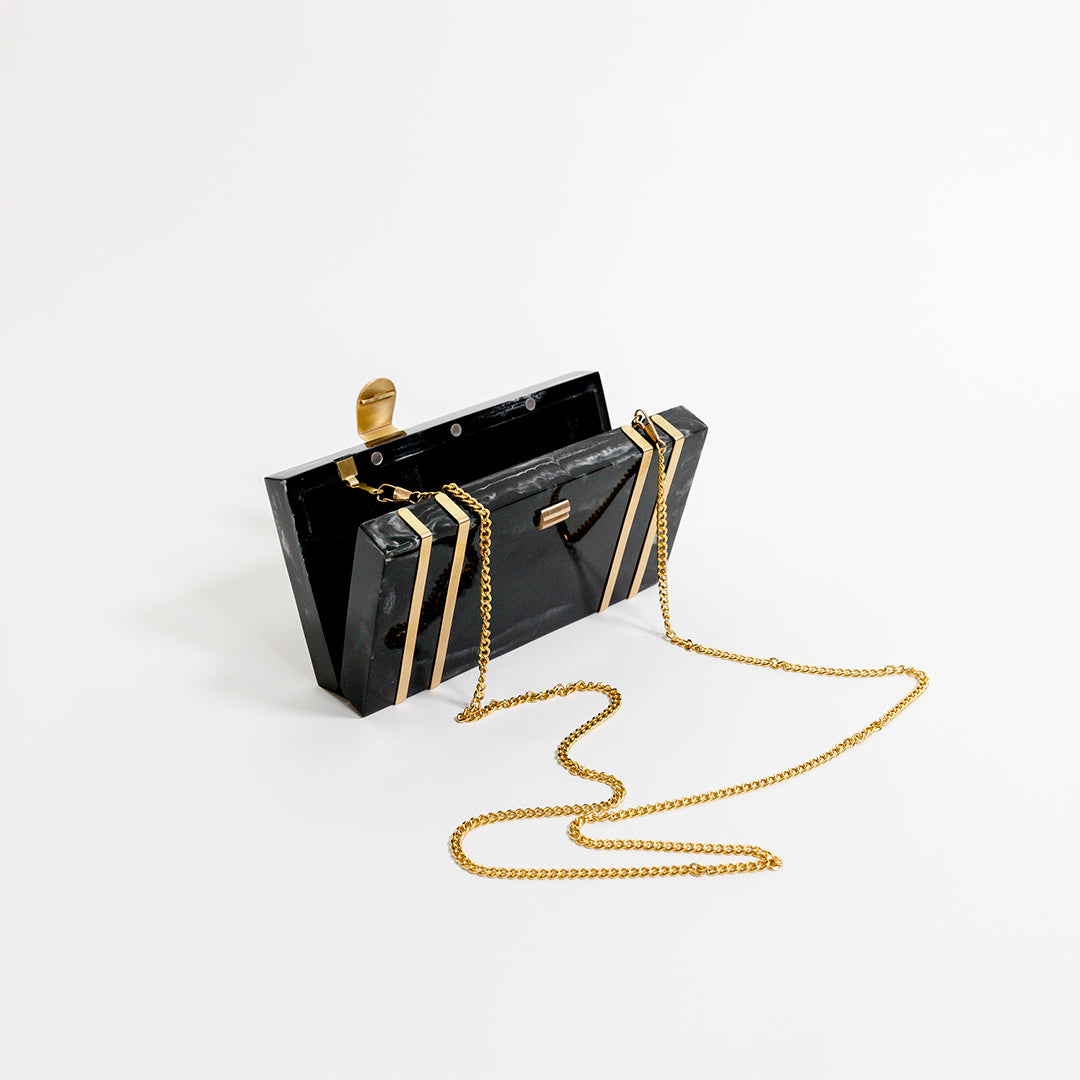 Onyx Opulent Clutch