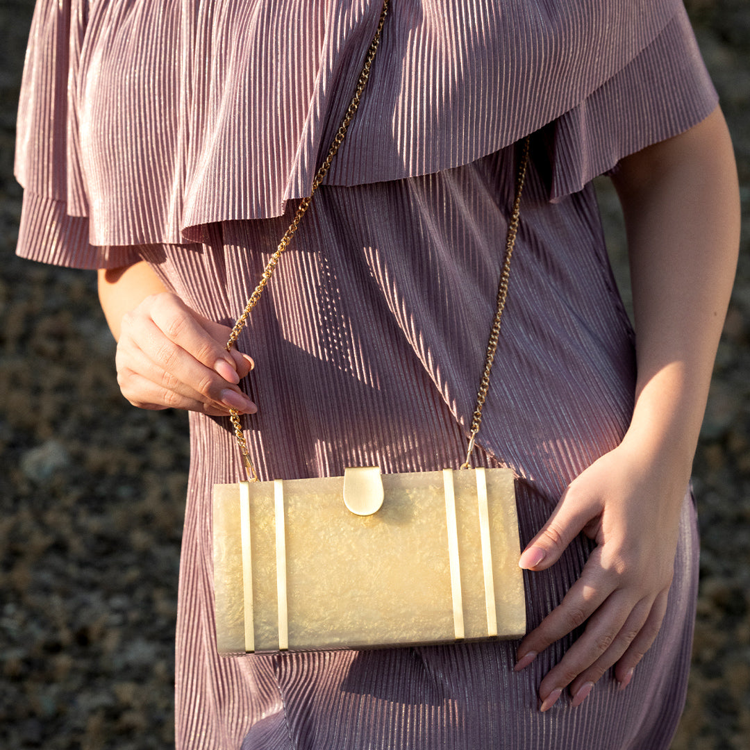 Golden Opulent Clutch