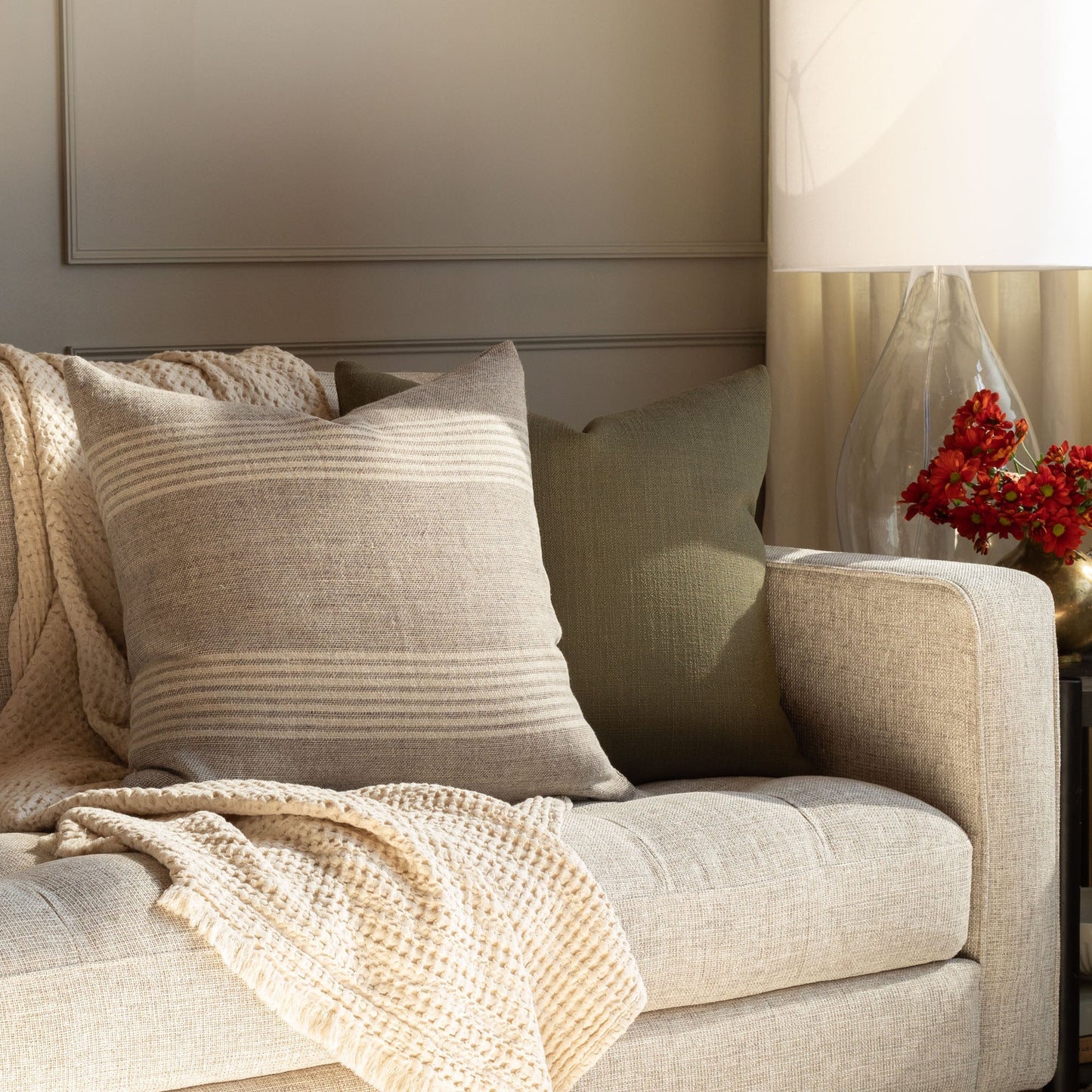 Stefanie Stripe Pillow Cover