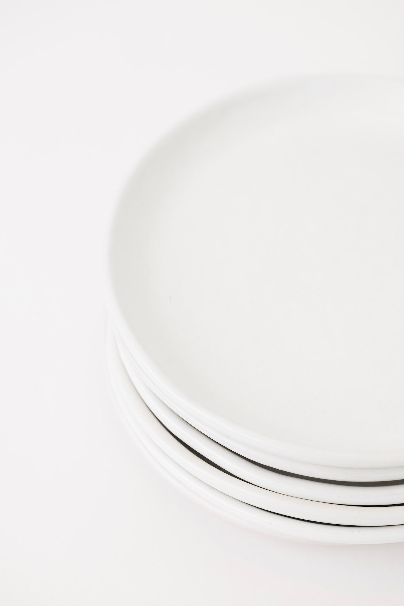 Drift Appetizer Plate - Matte White - Set of 6