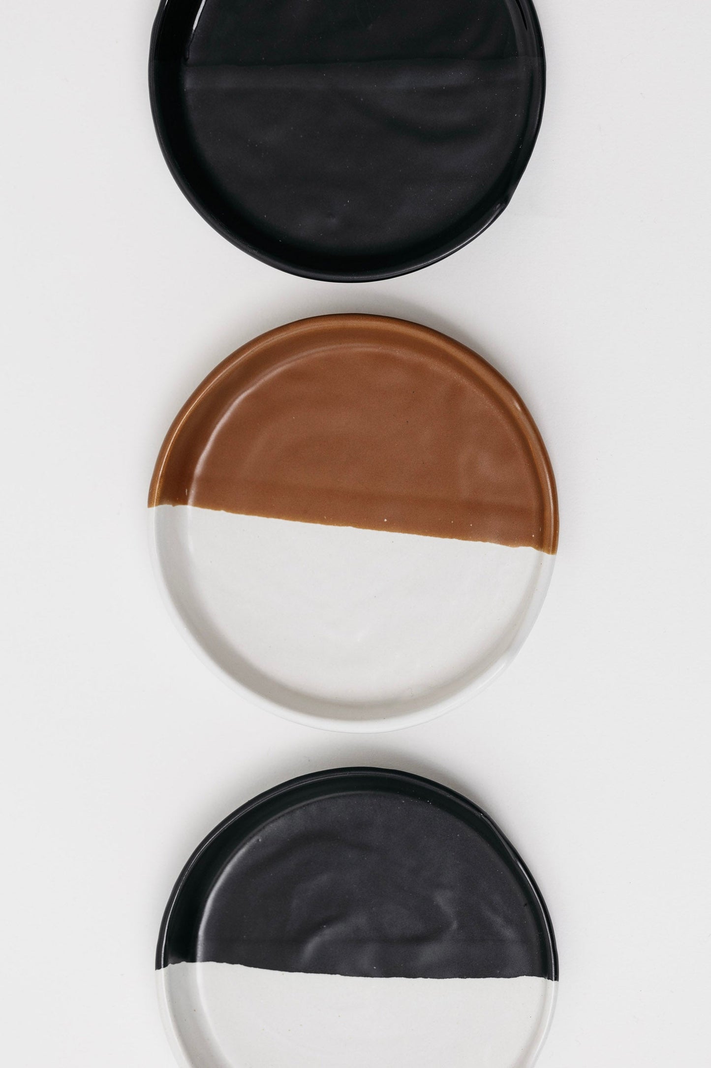 Waylon Spoon Rest - Brown/White - 4 inch