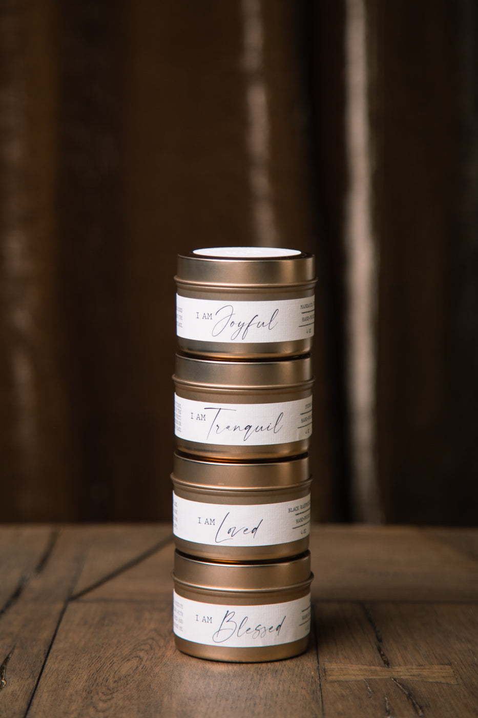 I AM Joyful 8 oz Concrete Candle