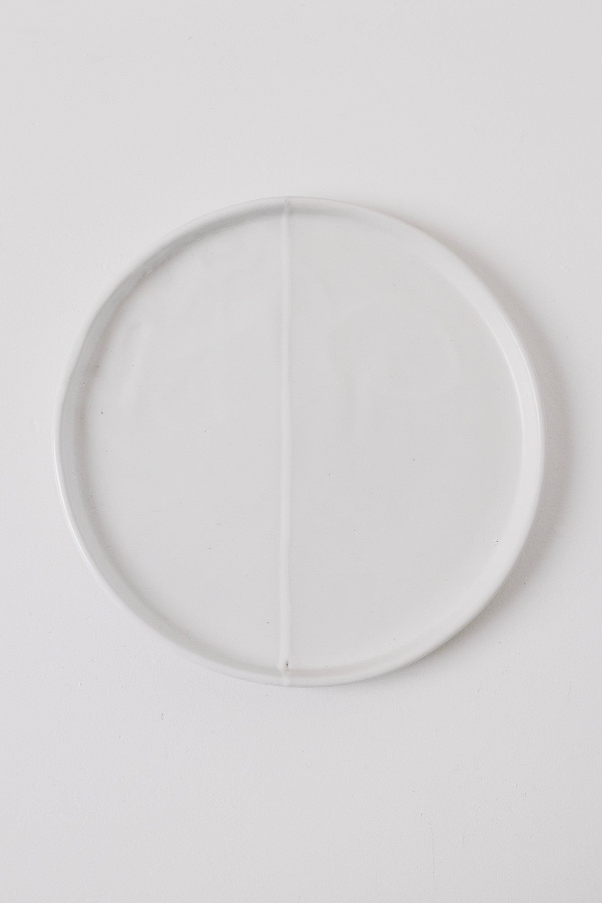Sonnet Dinner Plate - Matte White/Glossy White - Set of 6