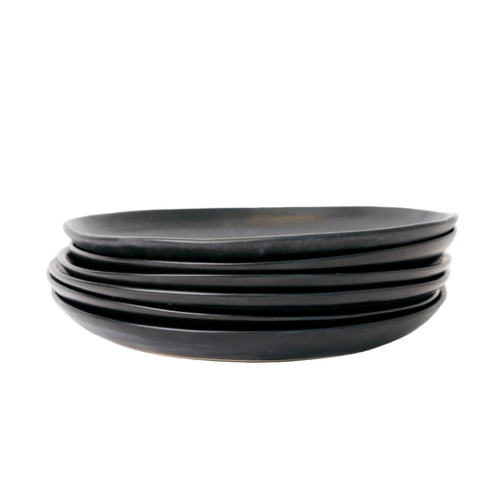 Dusk Dinner Plate - Matte Black - Set of 6