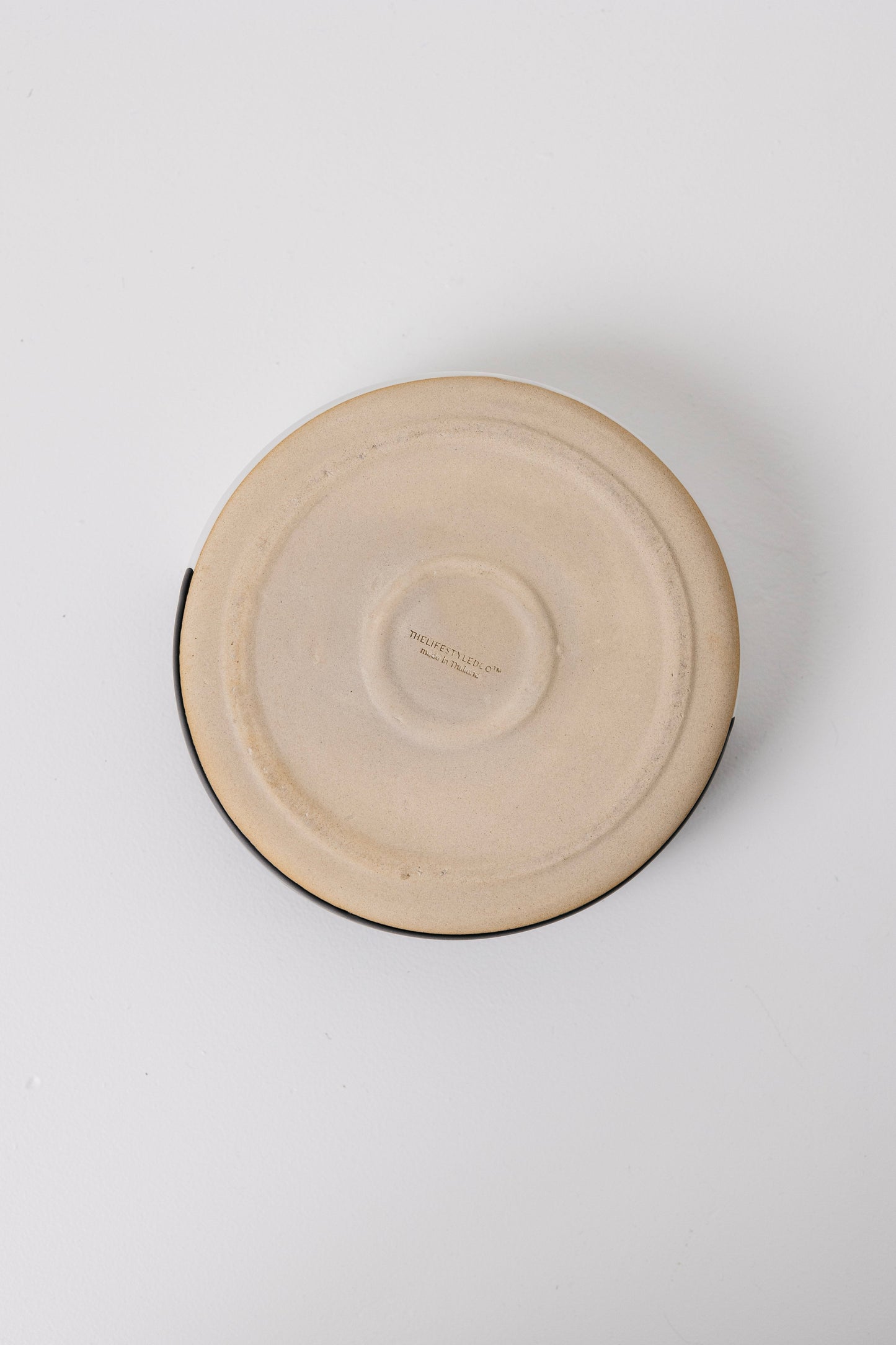 Dawson Stoneware Bowl - Matte Black/White - Set of 6