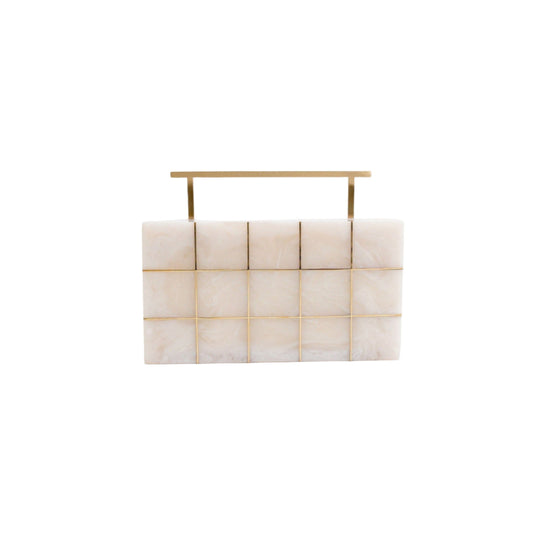 Pearl Crystalline Clutch
