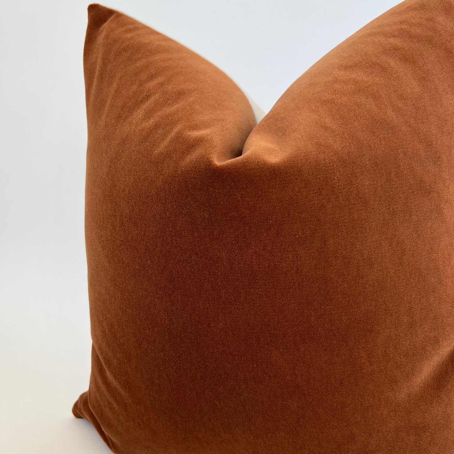 Rust Velvet Pillow Cover