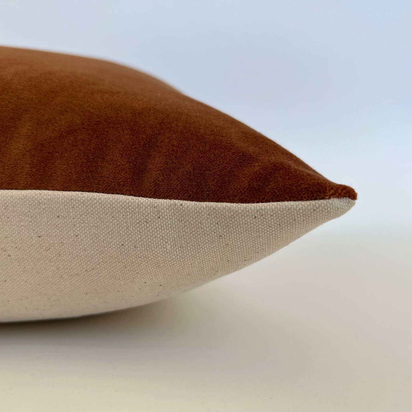 Rust Velvet Pillow Cover