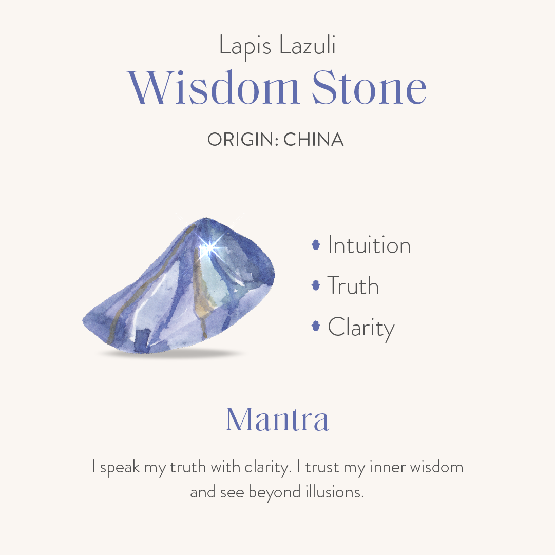 Manifest & Believe - Lapis Lazuli Evil Eye September Birthstone Necklace