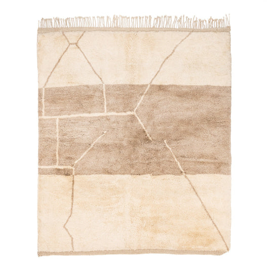 Pale Elegance - Luxury Shag Moroccan Rug