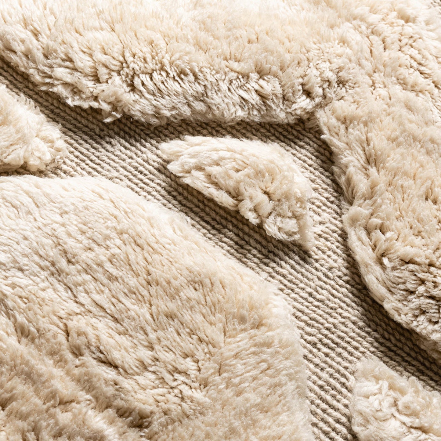 Displaced Mountains - Luxury Shag Moroccan Rug