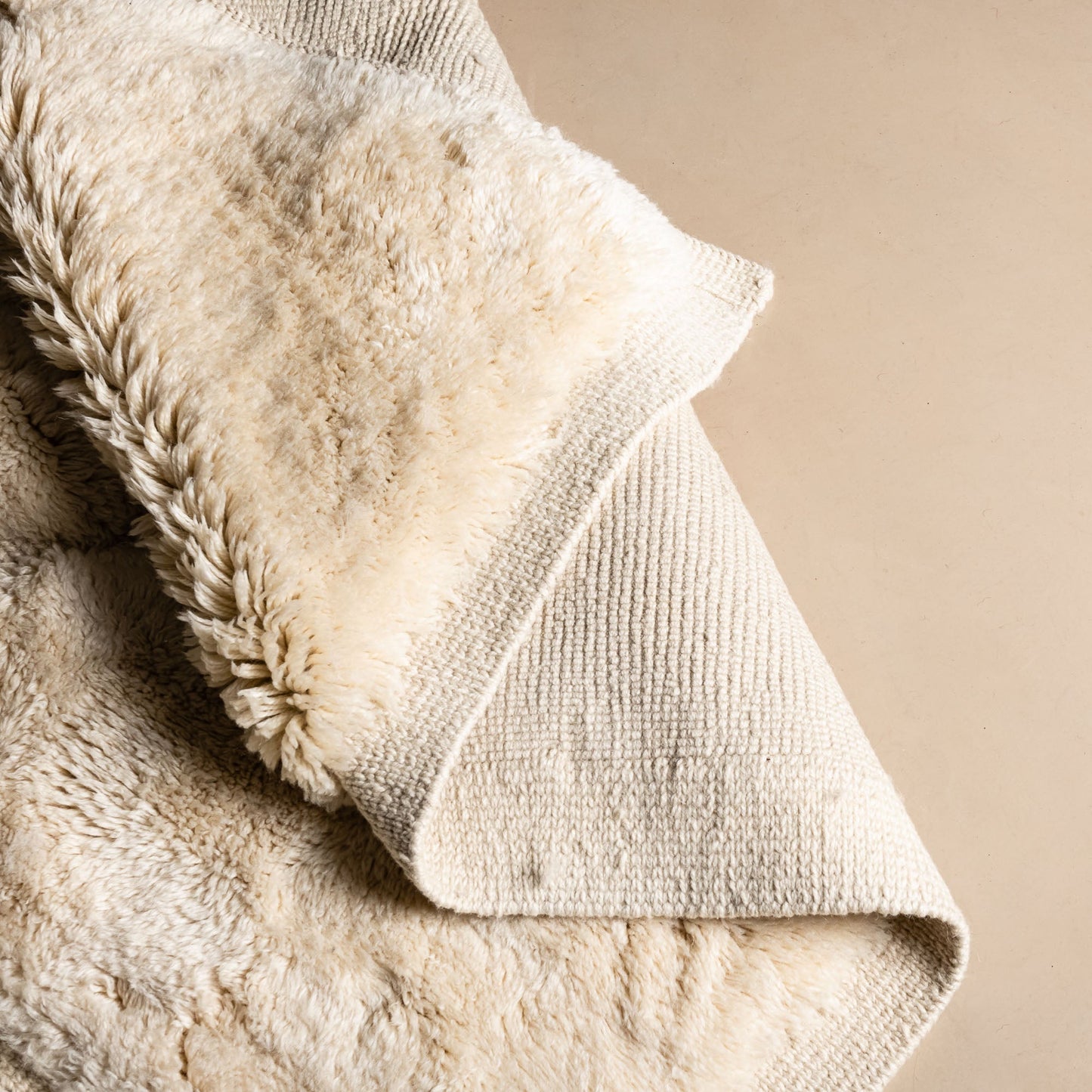 Displaced Mountains - Luxury Shag Moroccan Rug