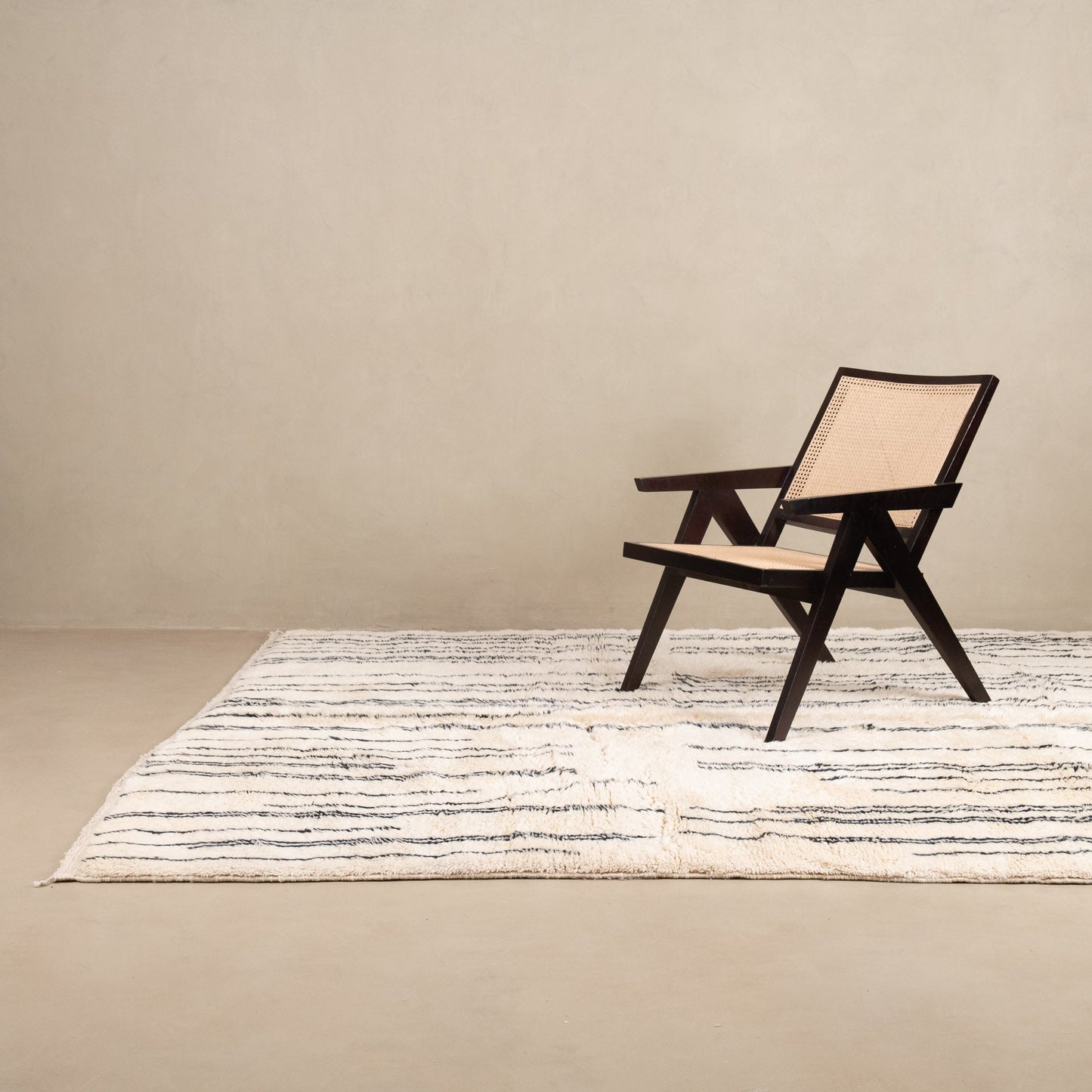 Metro Lines - Luxury Shag Moroccan Rug