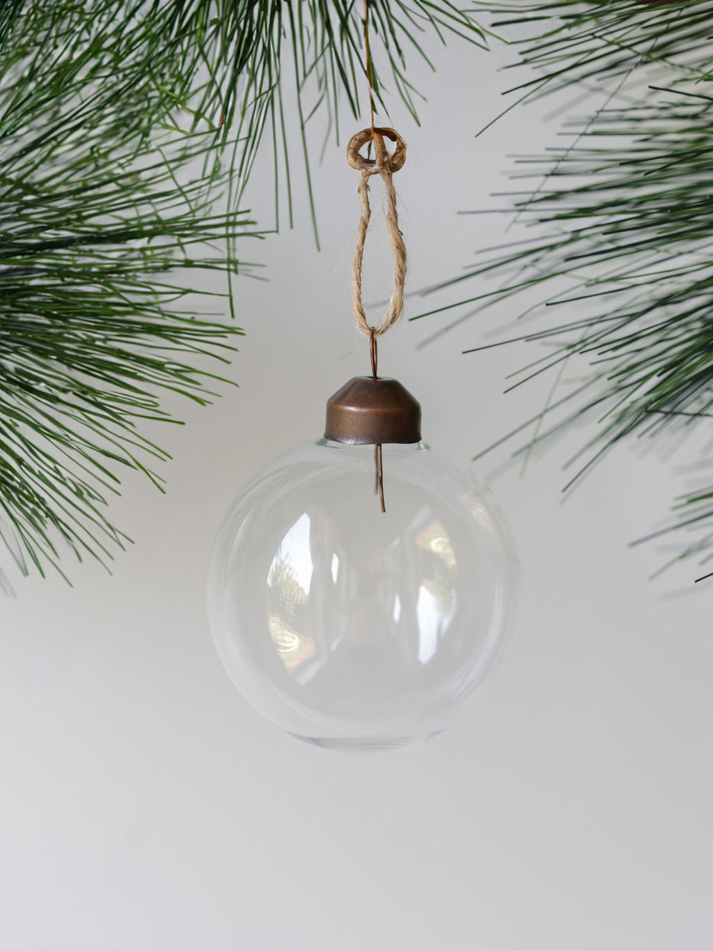 Timeless Clear Glass Ornaments